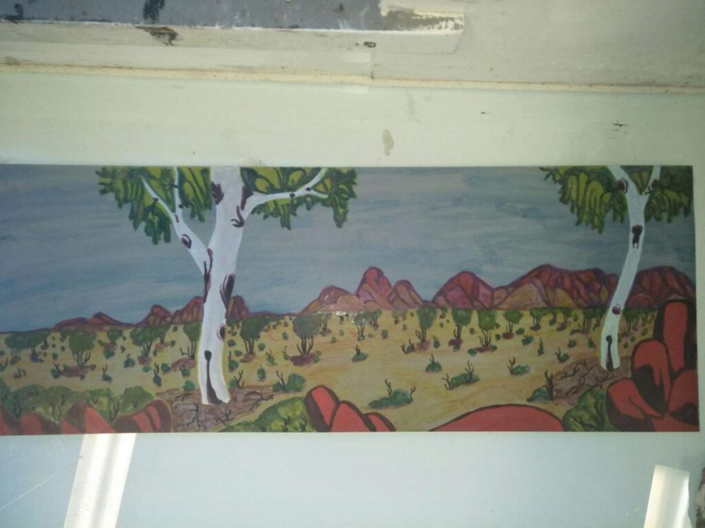 Mervyn Rubuntja, mono print, My Country