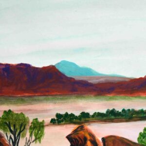 Kwartetwerne (Orminston Gorge), NT - Painting - Reinhold Inkamala