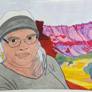 Selma Coulthard Portrait - Painting - Dellina Inkamala