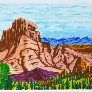 Towards Simpsons Gap - Painting - Everard Pei Pei
