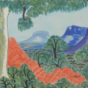 Tjoritja (West MacDonnell Ranges) , NT - Painting - Marie Abbott / Ramjohn