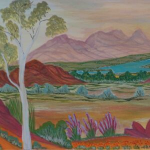Tjoritja (West MacDonnell Ranges), NT - Painting - Vanessa Inkamala