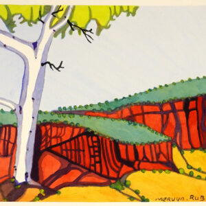 Kings Canyon - Painting - Mervyn Rubuntja