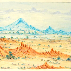 West MacDonnell Ranges, NT - Painting - Marcus Wheeler