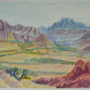 Tjoritja(West MacDonnell Ranges),NT - Painting - Betty Namatjira Wheeler