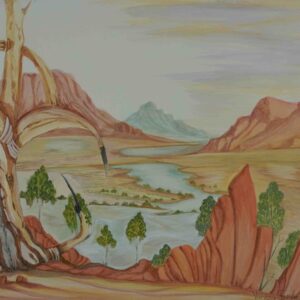 Tjoritja(West MacDonnell Ranges),NT - Painting - Vanessa Inkamala