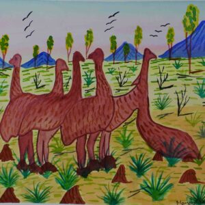 emus on country - Emerging Artists - Mandy Malbunka