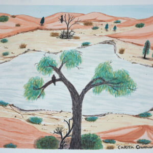 Claypans towards Uluru - Emerging Artists - Carita  Coulthard
