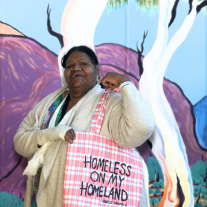 Homeless on my Homeland tote bag -  -