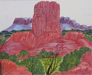 Rainbow Valley, NT - Painting - Marie Abbott / Ramjohn