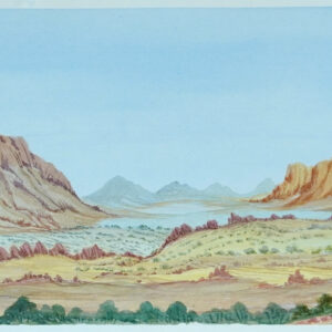 West MacDonnell Ranges, NT - Painting - Vanessa Inkamala