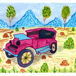 Old Car - Emerging Artists - Mandy Malbunka