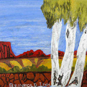 Pmara Altule - West - Painting - Reinhold Inkamala