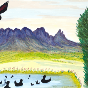 Mount Sonder MacDonnell Ranges - Emerging Artists - Dianne  Inkamala