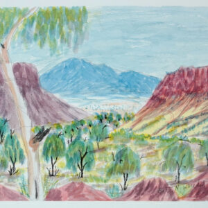 Tjoritja (West MacDonnell Ranges), NT - Painting - Betty Namatjira Wheeler