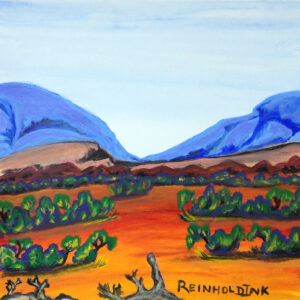 In the West - Painting - Reinhold Inkamala