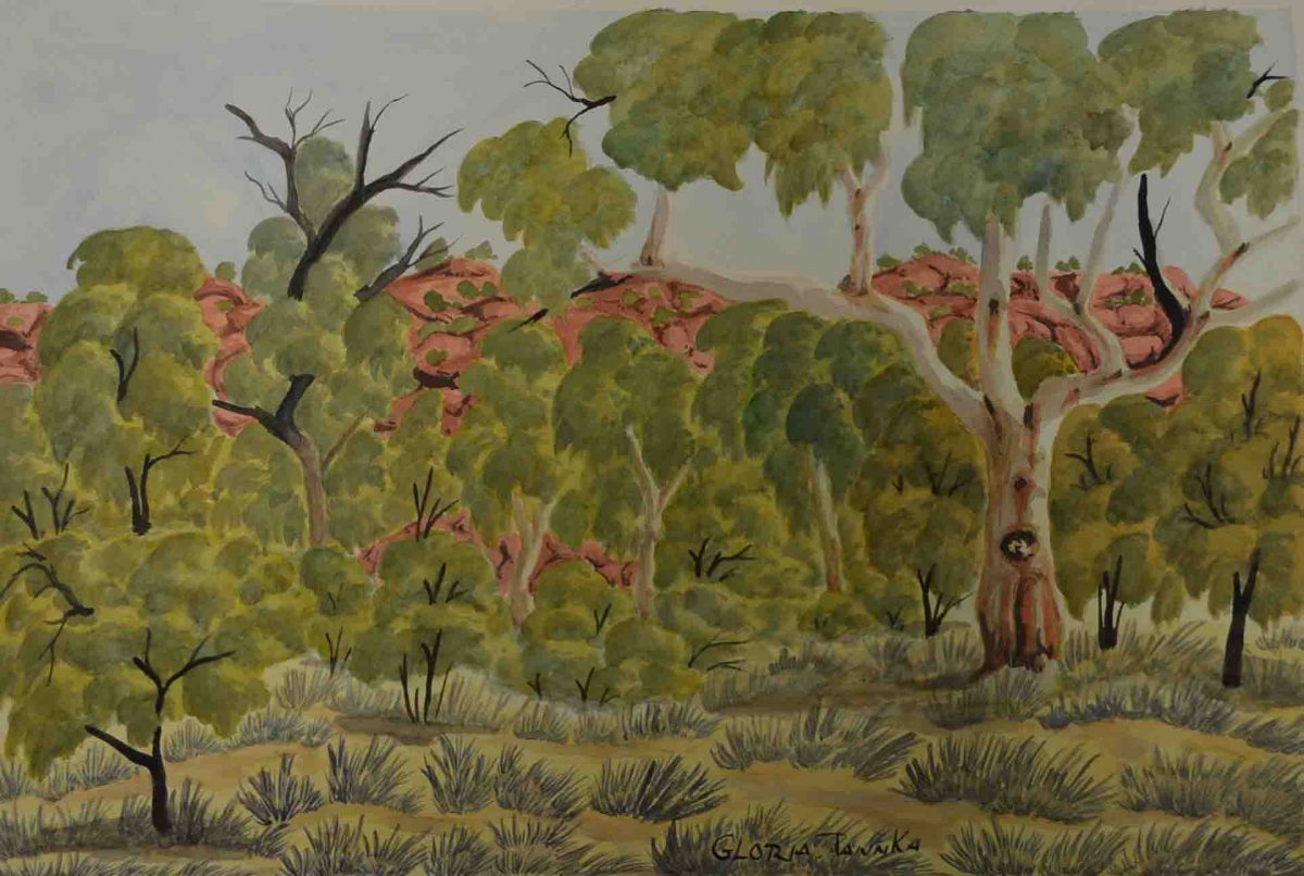 Landscapes in Alice Springs - Gloria Pannka
