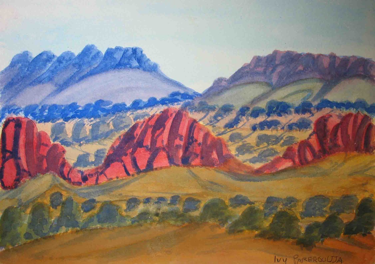 East MacDonnell ranges , NT by Ivy Pareroultja