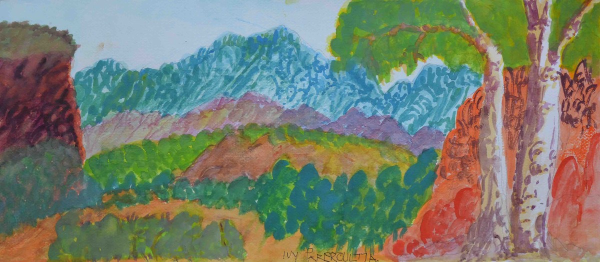 Tjuritja (West MacDonnell Ranges, NT) by Ivy Pareroultja