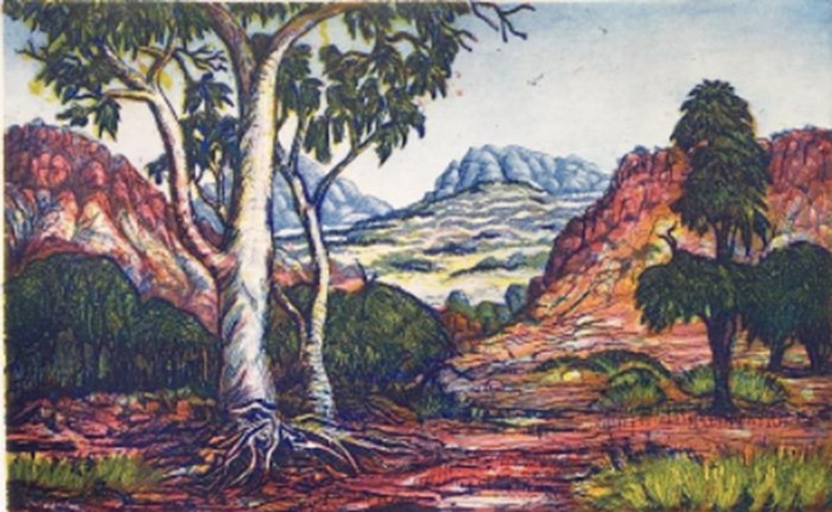 Uruna Tjina (James Range, NT) by Hubert Pareroultja