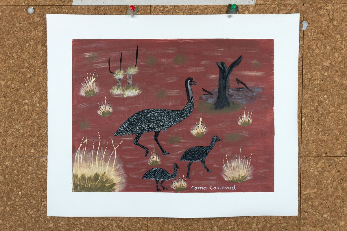 Emus by Carita Coulthard
