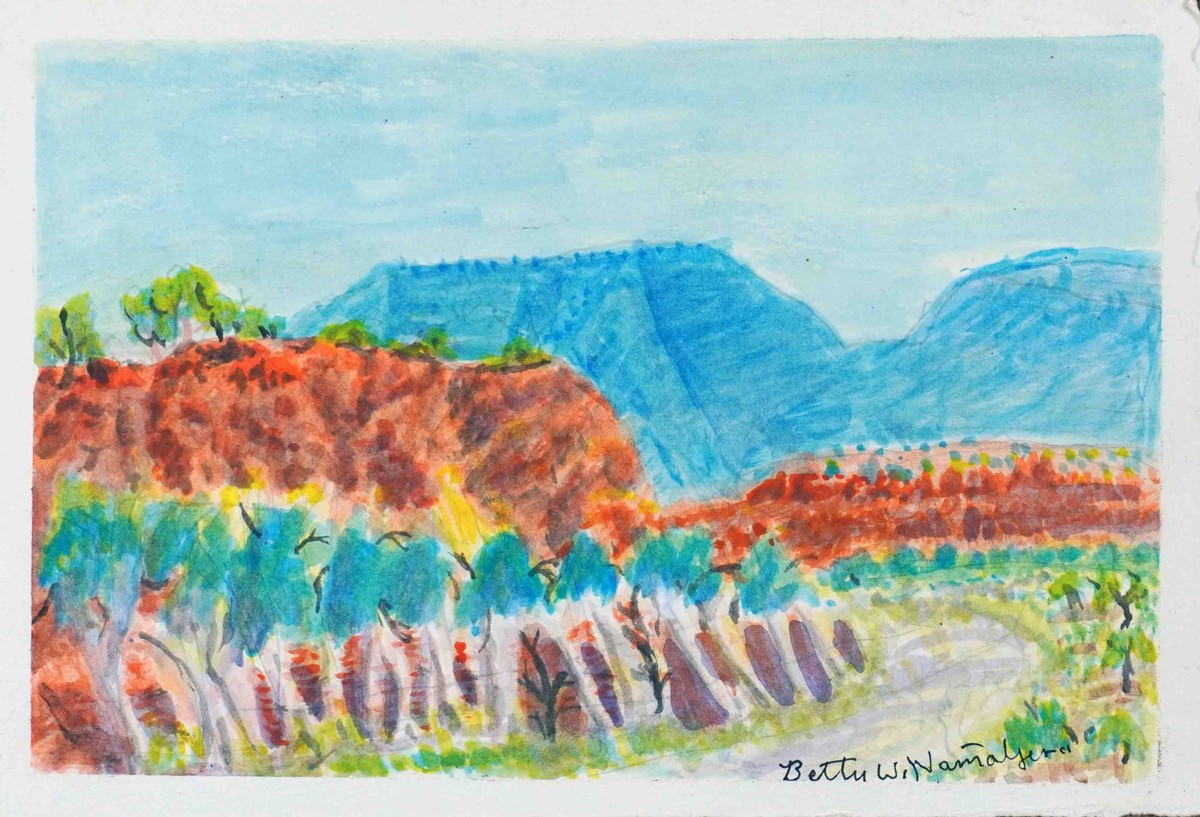 Tjoritja (West MacDonnell Ranges), NT by Betty Namatjira Wheeler