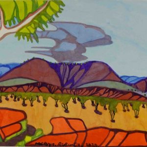Rutjipma (Mt Sonder) , NT by Mervyn Rubuntja