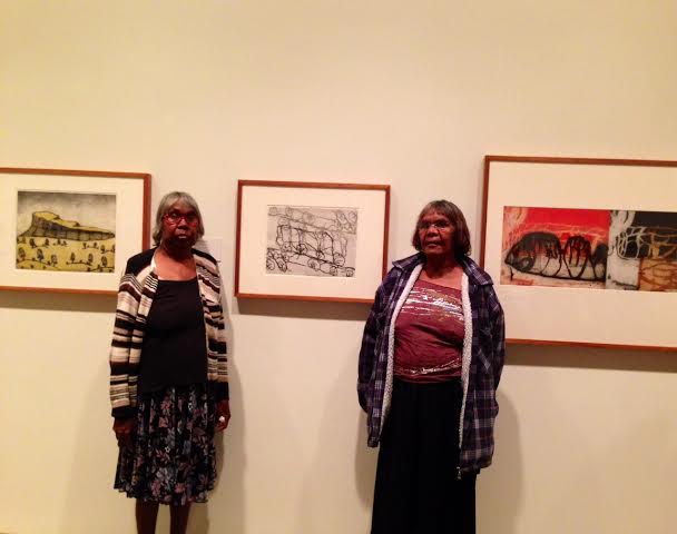At the AGNSW Hills beyond Hermannsburg exhibition