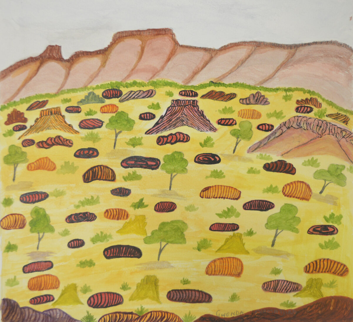 Haasts Bluff, NT - Established Artists - Gwenda Namatjira