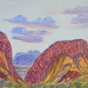 Rungutjirpa (Simpson's Gap) - Painting - Hilary Wirri