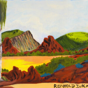 Near Yaparlpa (Glen Helen), NT - Painting - Reinhold Inkamala