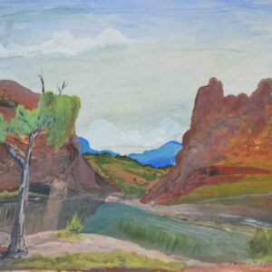 Glen Helen Gorge, NT - Painting - Reinhold Inkamala