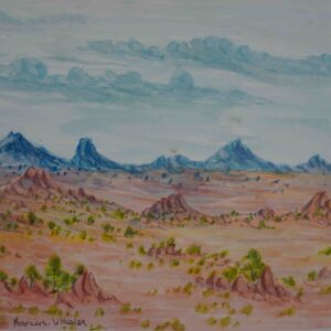 Back of Areyonga, Kings Canyon Way - Painting - Marcus Wheeler