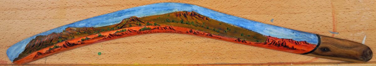 Tjoritja (West MacDonnell Ranges) , NT - Painting - Marcus Wheeler