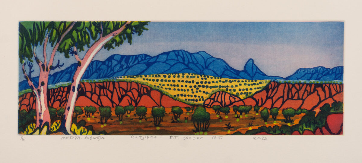 Rutjipma (Mt Sonder), NT - Print - Mervyn Rubuntja