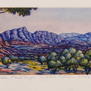 Tjoritja (West MacDonnell Ranges) , NT - Print - Hubert Pareroultja