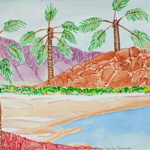 Alyape (Palm Valley) NT - Painting - Carissa Inkamala