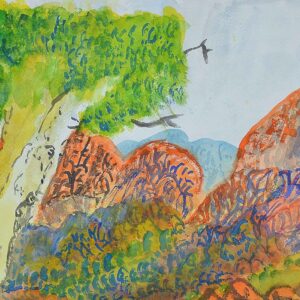 East MacDonnell ranges , NT - Painting - Ivy Pareroultja