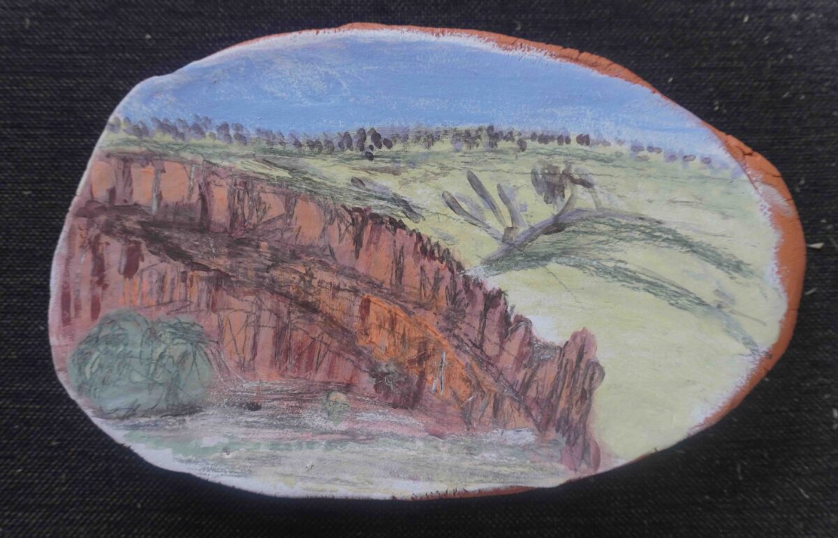 Alyape (Palm Valley) NT - Painting - Reinhold Inkamala