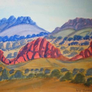 East MacDonnell ranges , NT - Painting - Ivy Pareroultja