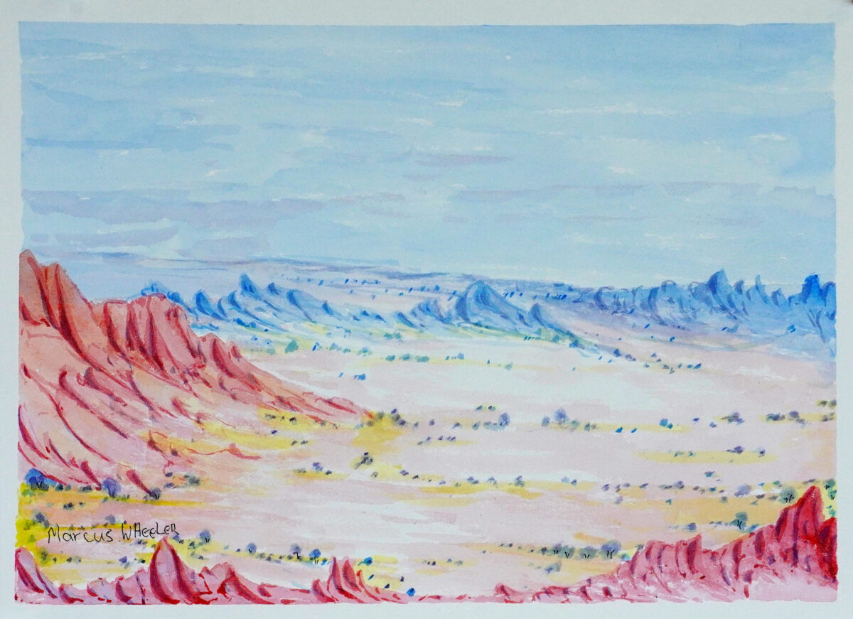 Tjoritja (West MacDonnell Ranges), NT - Painting - Marcus Wheeler