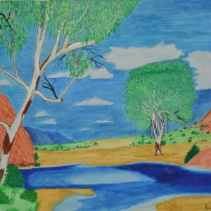 Tjoritja / West MacDonnell Ranges, NT - Painting - Ricky Connick