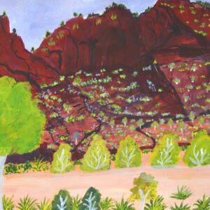 Mt Hermannsburg - Ljalkaindirma, NT - Painting - Noreen  Hudson