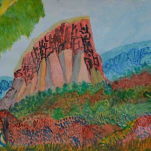 On the way to Papunya - Painting - Ivy Pareroultja