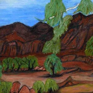 Tjoritja (West MacDonnell Ranges) , NT - Painting - Kathy Inkamala