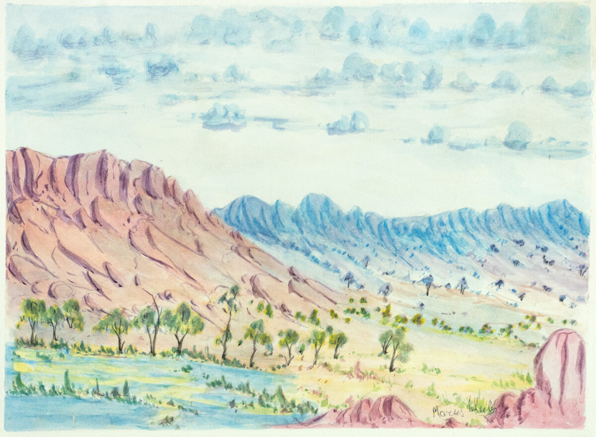 Tjoritja (West MacDonnell Ranges), NT - Painting - Marcus Wheeler