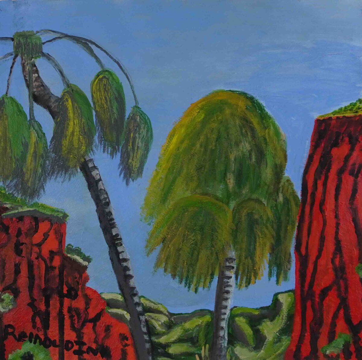 Alyape (Palm Valley), NT - Painting - Reinhold Inkamala